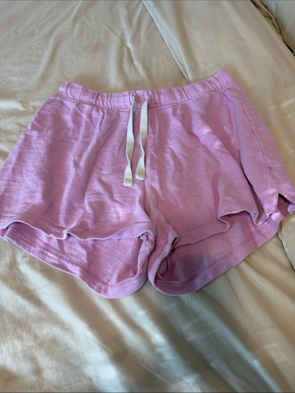 J. Crew Lavender Pull-On Athletic Shorts with Drawstring